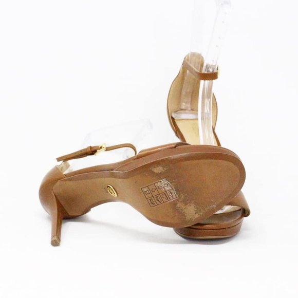 MICHAEL KORS #33743 Tan Leather Heels (US 8 EU 38) - Picture 8 of 8